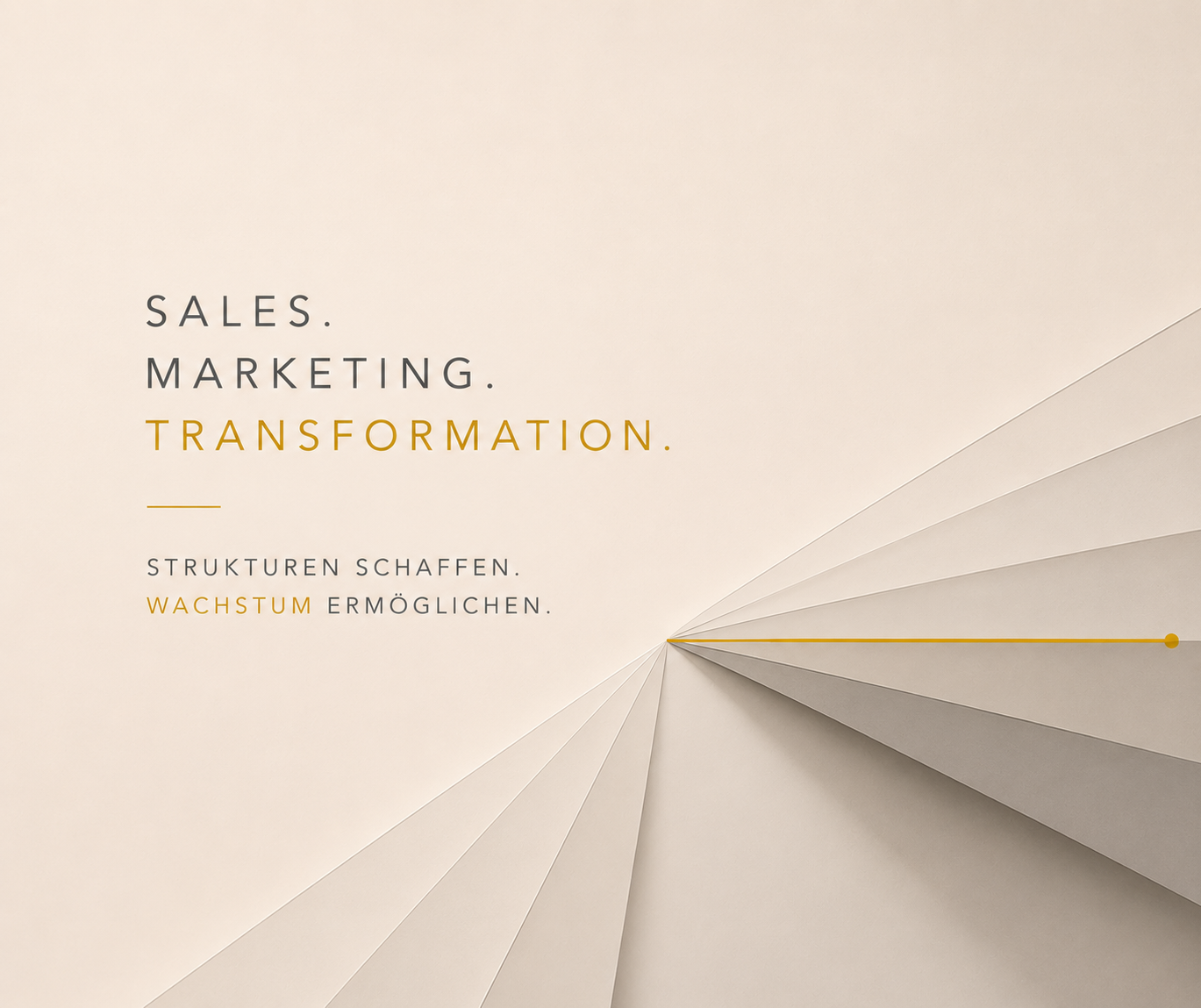 Sales. Marketing. Transformation. Strukturen schaffen. Wachstum erm&ouml;glichen.